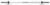 Гриф для штанги MB BARBELL 1800 мм MB-BarM25-1800B