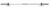 Гриф для штанги прямой MB BARBELL 1250 мм MB-BarM30-1250B